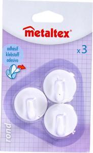 Metaltex Hafthaken rund 3 Stück