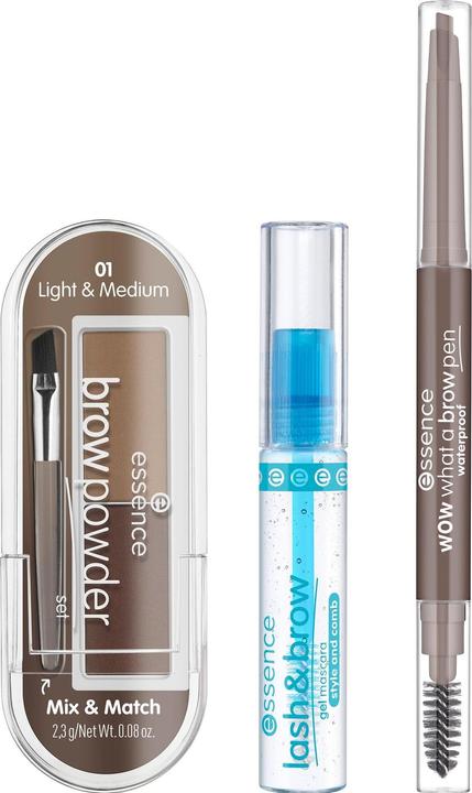 Actual product image essence Easy & wow brow set (Makeup set)