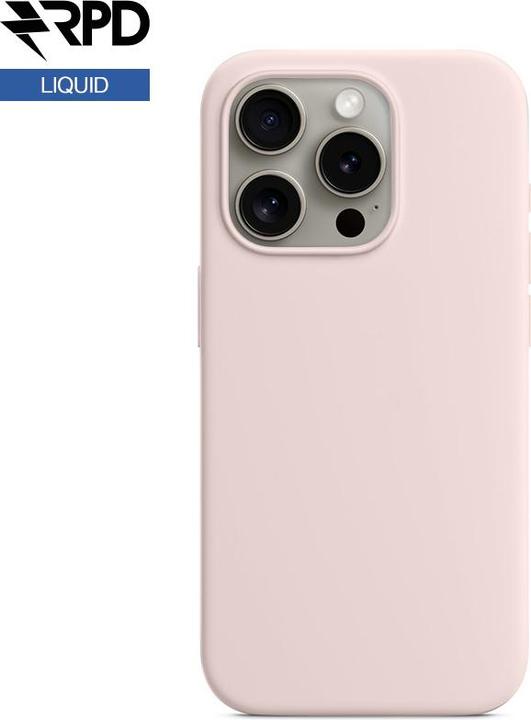 Produktbild RPD iPhone 15 Pro - Silicone Case Light Pink, Liquid (Magsafe-Version) (Apple iPhone 15 Pro)