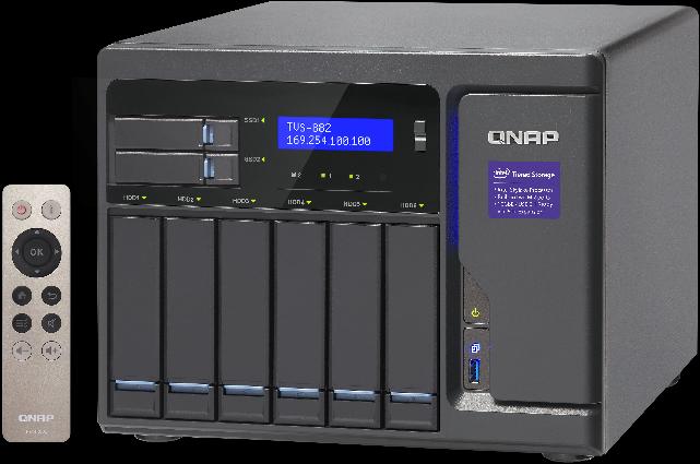 Actual product image QNAP Tvs-882-I3-8g-250w