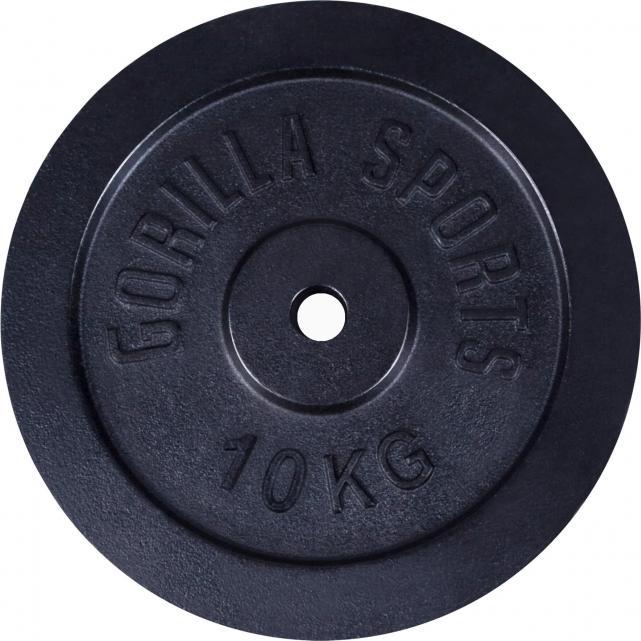 Actual product image Gorilla Sports Weight plate set (2 x 5 kg, 2 x 10 kg)