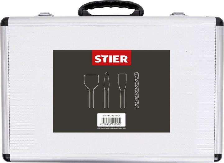 Produktbild Stier SDS-Plus-Bohrer- und Meisselsatz, 17-teilig (6 mm, 8 mm, 10 mm, 12 mm)