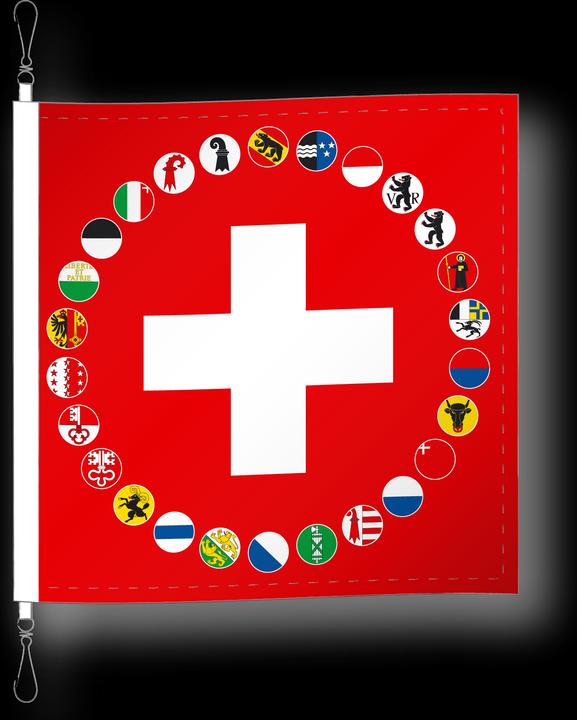 Image du produit Alpenfahnen Suisse et cantons