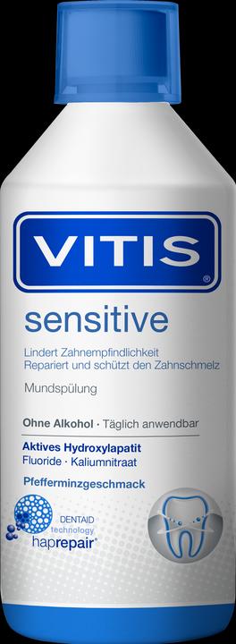 Produktbild Vitis sensitive Mundspülung (500 ml, Mundspülung)