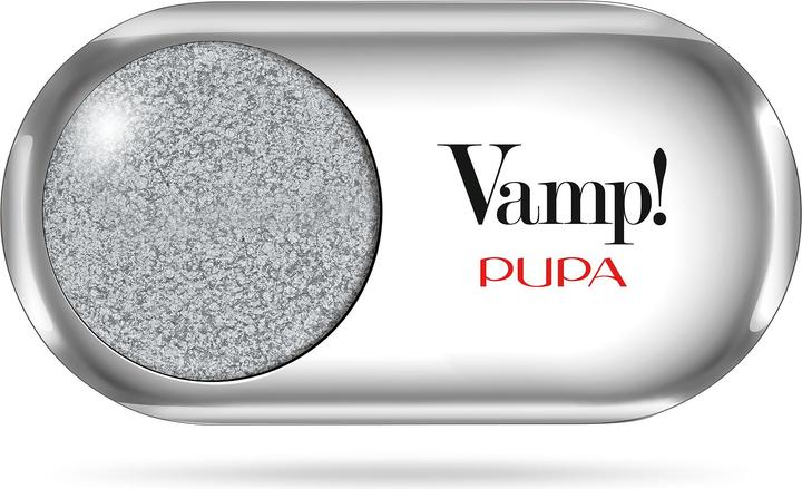 Actual product image Pupa Milano Highly pigmented eyeshadows Vamp! (Compact Eyeshadow) 1.5 g - Shade: 302 Pure Silver - (Pure Silver)