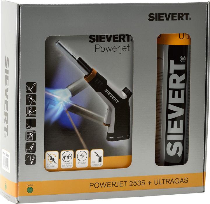 Actual product image Sievert PowerJet Ultra Set blowtorch 2100 °C incl. gas cylinder