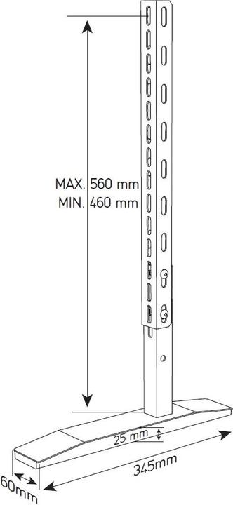Actual product image DSS Twin 80 (Universal, 80", 80 kg)