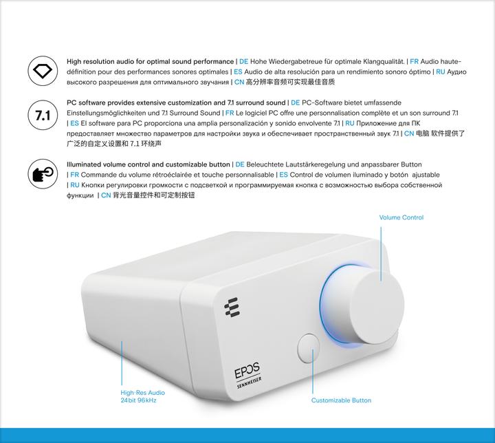 Produktbild EPOS GSX 300 Snow Edition (USB 2.0)