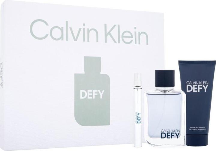 Actual product image Calvin Klein SET Defy EDT spray 100ml + SHOWER GEL 100ml + EDT 10ml (Eau de toilette, 100 ml)