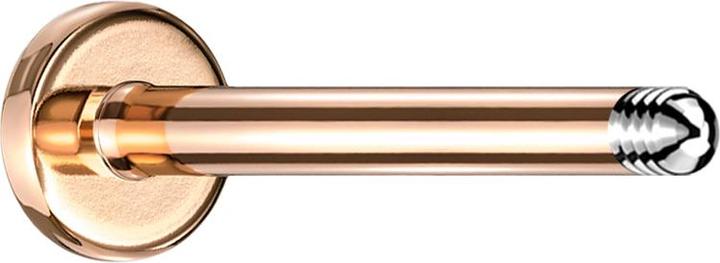 Actual product image Star Piercing Micro Labret-Stab rosegold (without brass, Titanium G23)