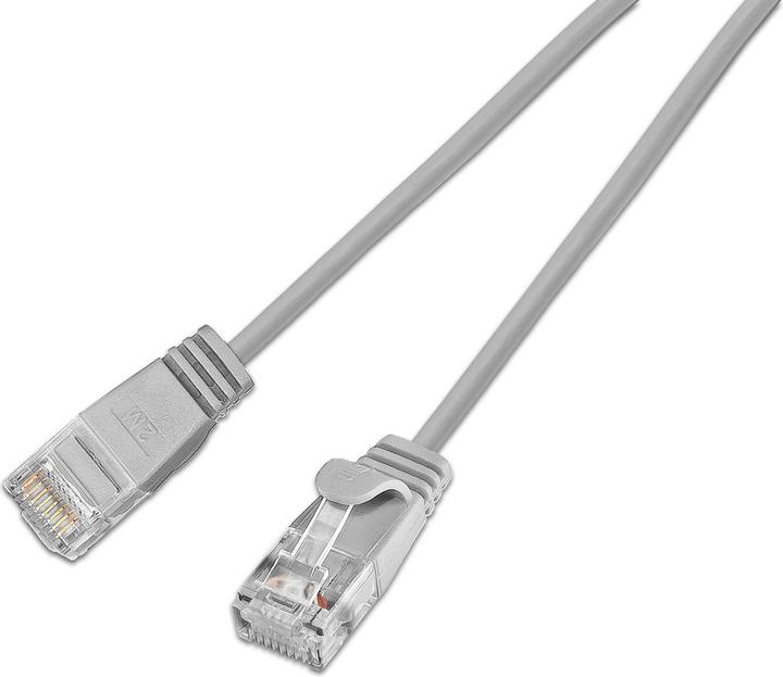 Immagine prodotto SLIM Cavo Slimpatch Cat 6, UTP, 7,5 m, grigio (U/UTP, CAT6, 7.50 m)