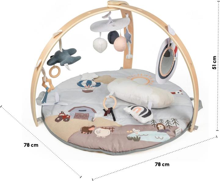 Actual product image BabyGo Bianca Sky play mat