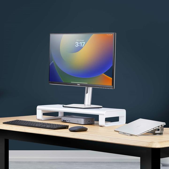 Image du produit StarTech com Support pour Moniteur Ergonomique, Jusqu'à 15kg, Hauteur Fixe de 9cm, Support pour Ordi