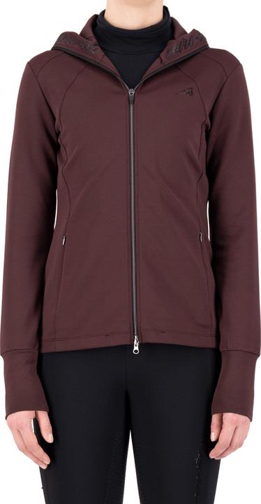 Actual product image Euro-star Giulia Women's Zip Up Hooded Riding Sweatshirt (XS)