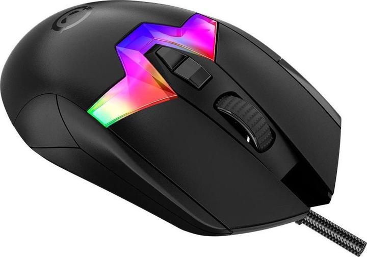 Produktbild Lorgar Computer mouse MSP80, 8000 Hz Gaming Mouse Pro, Black (Kabelgebunden)