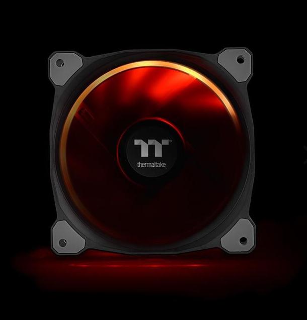 Produktbild Thermaltake CL-F056-PL14SW-A computer cooling system Computer case Fan Grey (140 mm, 3 x)