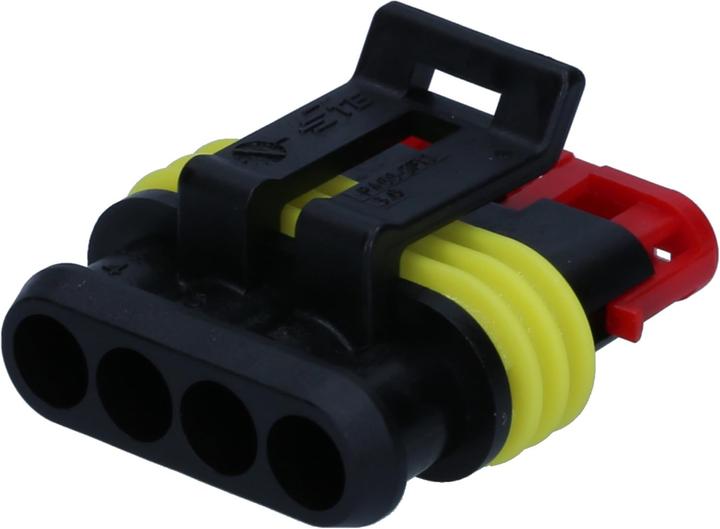 Produktbild Kalitec 100 Stück AMP 0-0282088-1 Superseal Buchsengehäuse 4-polig Leergehäuse
