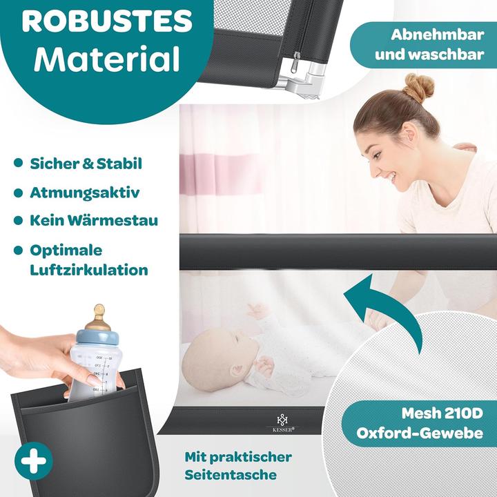 Actual product image Kesser Bettschutzgitter für Kinder (150 cm)