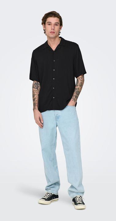 Immagine prodotto Only & Sons Camicia a maniche corte a tinta unita (XXL)