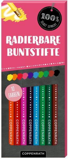Produktbild Die Spiegelburg Buntstifte radierbar (Mehrfarbig, 10 x)