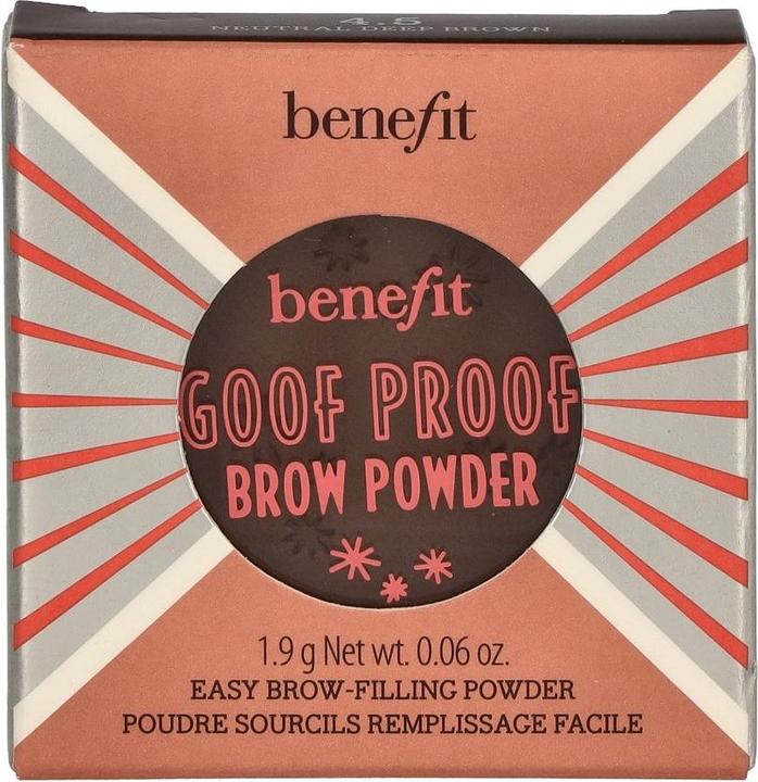 Actual product image BeneFit Cosmetics Goof Proof Brow Powder (4.5 Neutral Deep Brown)