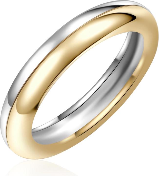 Actual product image Glanzstücke München Ladies Sterling Silver Silver/Yellow Gold - 26911 (60, 925 Silver)