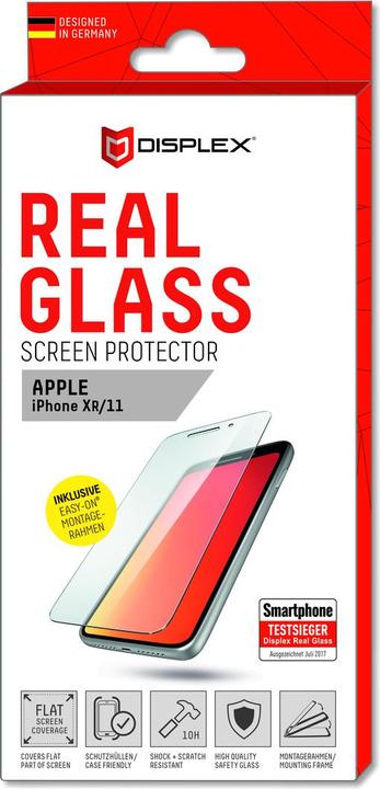 Productafbeelding Displex Real Glass, Full Cover Panzerglas (1 Stuk, Apple iPhone XS Max, Apple iPhone 11 Pro Max)