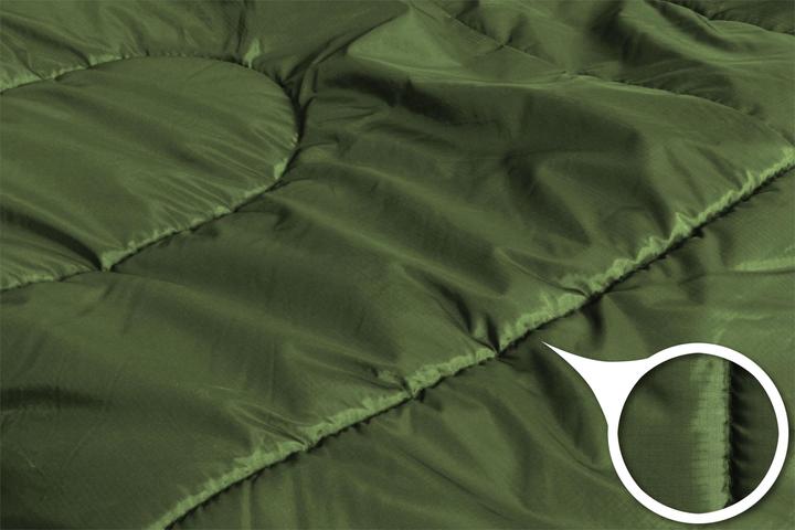 Produktbild Normani 4-in-1 Schlafsack „Antarctica“ (RV rechts) Oliv (220 cm)