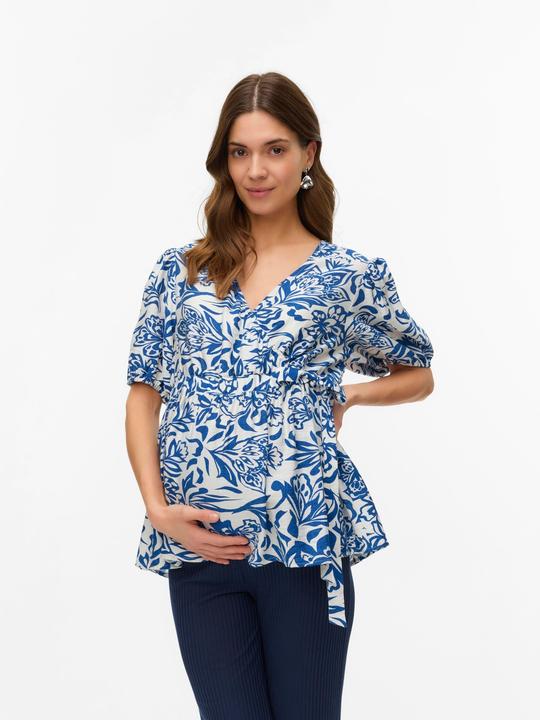 Actual product image Mamalicious Normal geschnitten V-Ausschnitt Top Bluse (XS)