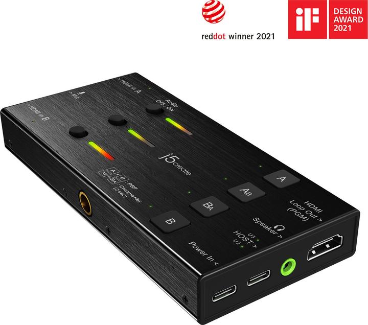 j5Create Dual HDMI Video Capture (Windows, Linux, Mac)
