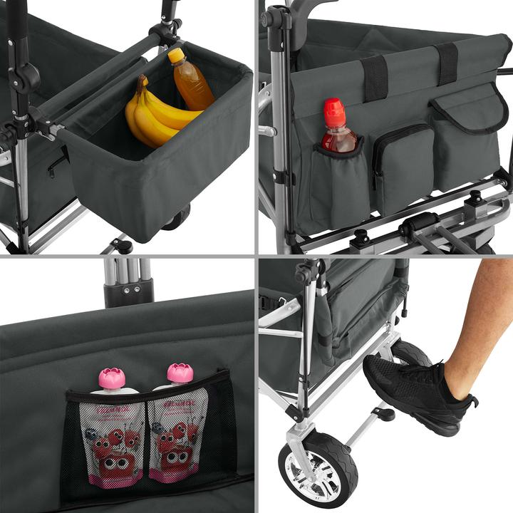 Image du produit tectake Chariot de jardin pliable 80 kg NICO