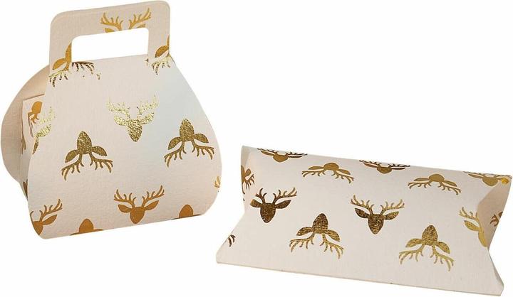 Produktbild Loberon Geschenkbox 2er Set Sylphine weiss/gold (Geschenkbox, 2 x)