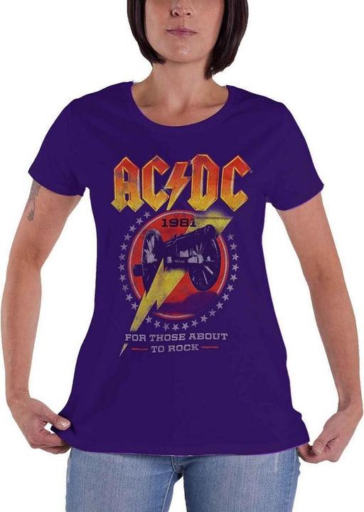 Immagine prodotto AC/DC Maglietta Donna/Ladies For Those About To Rock '81 (S)