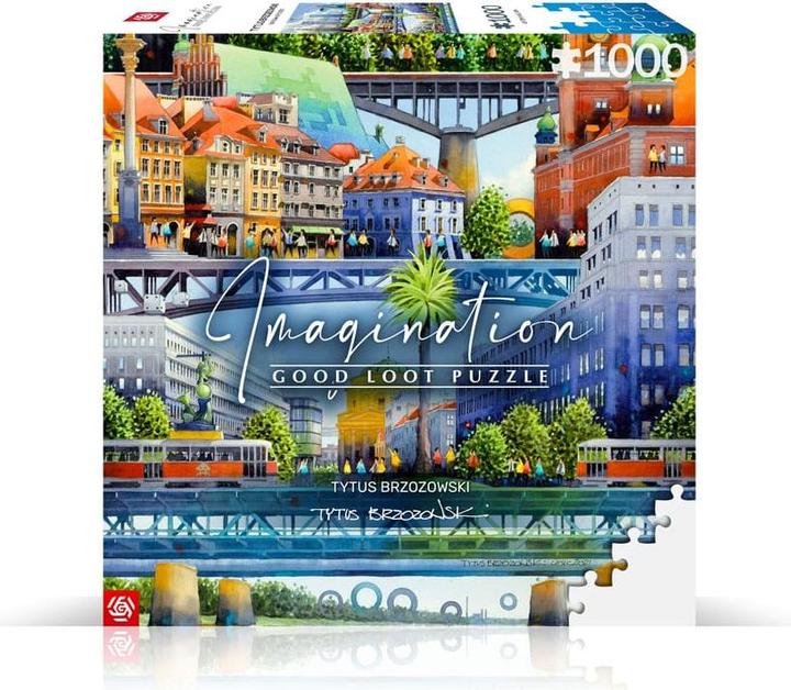 Produktbild Good Loot Puzzle 1000 Titas Brizovskis Brücken von Warschau (1000 Teile)