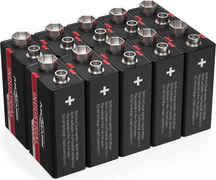 Actual product image Ansmann Industrial (10 pcs., 9V Block)
