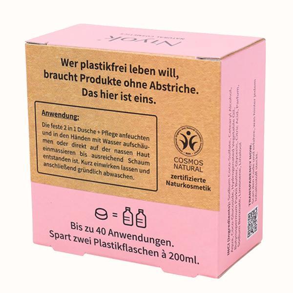Produktbild Niyok 2 in 1 feste Dusche + Pflege Soft blossom