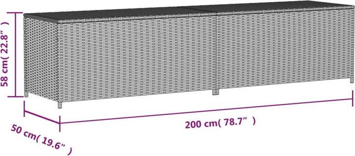 Produktbild VidaXL Gartentruhe 469L