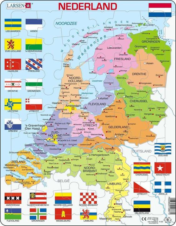 Produktbild Larsen Niederlande (politisch) (48 Teile)