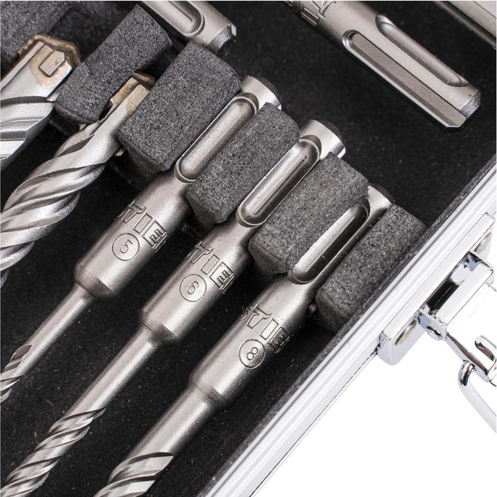 Produktbild Stier SDS-Plus-Bohrer- und Meisselsatz, 17-teilig (6 mm, 8 mm, 10 mm, 12 mm)
