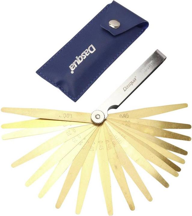 Produktbild Dasqua 1620-0100 Fühlerlehre aus Messing für Zündkerzen (12.50 cm)