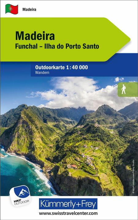 Produktbild Madeira, Funchal, Outdoorkarte 1:40'000