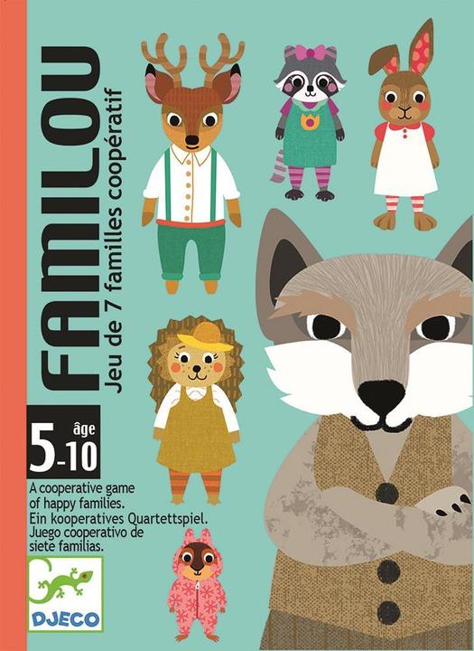 Actual product image Djeco Familou (English, French, Italian, German)