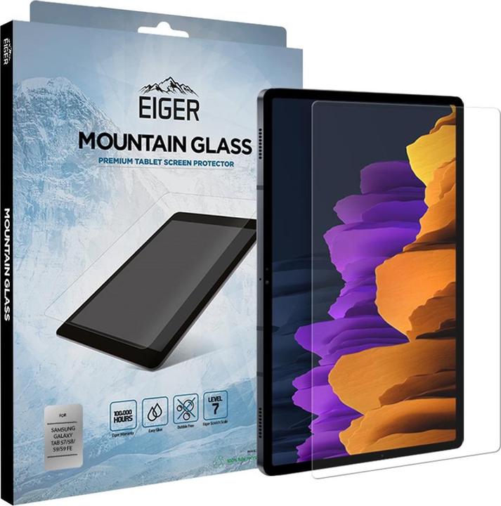 Immagine prodotto Eiger Mountain Glass Clear (1 Pezzo/i, Galaxy Tab S8, Galaxy Tab S7, Galaxy Tab S9, Galaxy Tab S9 FE)