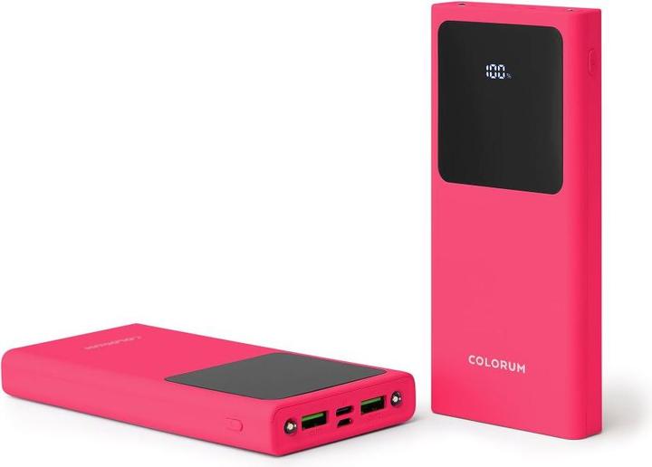 Immagine prodotto Forever COLORUM Banca di energia 10 000 mAh CPB10-02 xMagenta (10000 mAh, 22.50 W)