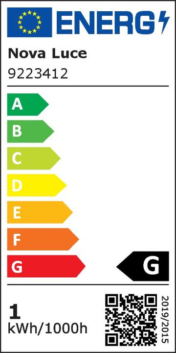 Label énergétique Nova Luce Colt (207 lm)