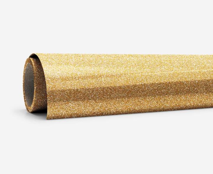 Actual product image Cricut Joy Xtra Smart iron-on film 24.1 x 48.3 cm, gold glitter (80 g/m², 1 x)