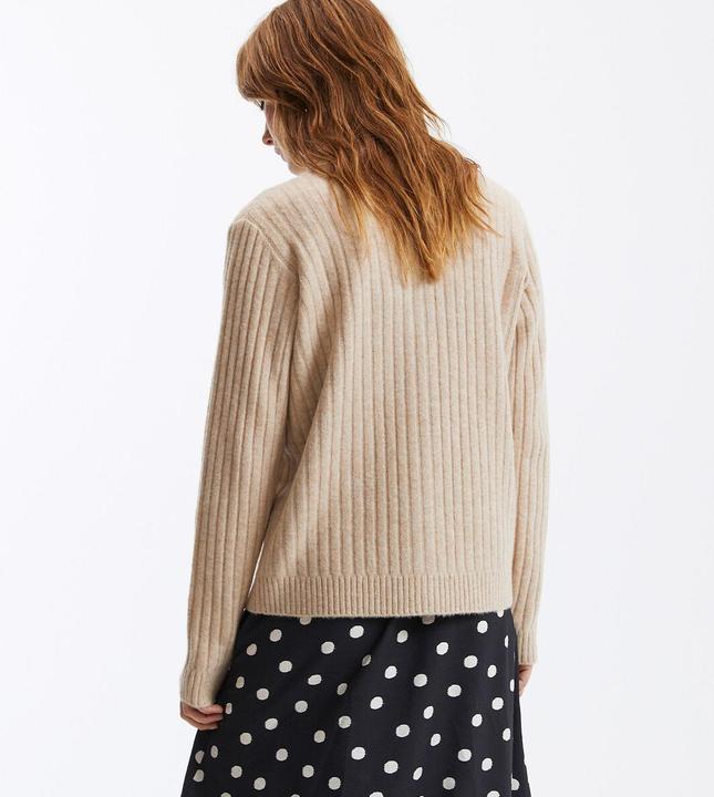 Image du produit La Redoute Collections Cardigan en maille côtelée (XS)