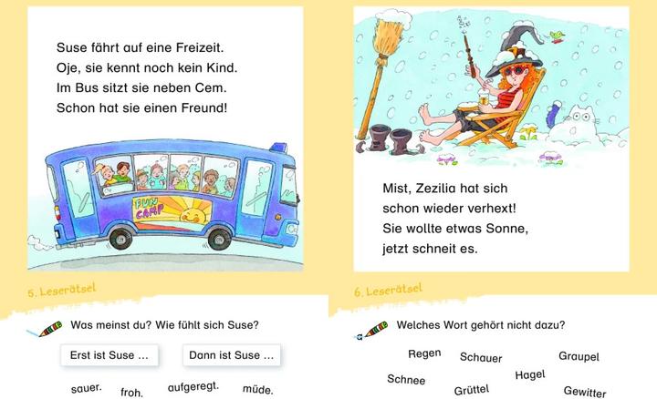 Produktbild Duden Leseprofi – Lustige Leserätsel für Erstleser, 1. Klasse (Deutsch, Susanna Moll, Sebastian Coenen, 2022)