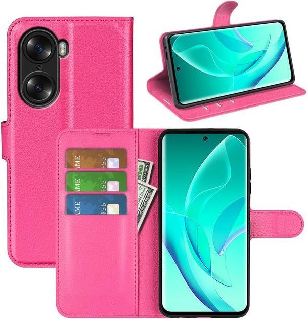 Actual product image MU Classic Litchi Leather Bookcover Series (Honor 60 Pro)
