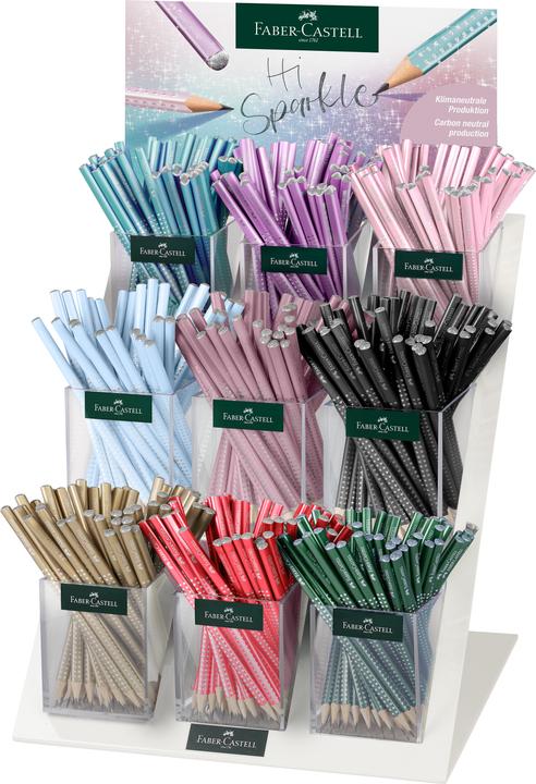 Faber-Castell Matite di grafite Sparkle 9x48 esp 2024 (B, 432 x)
